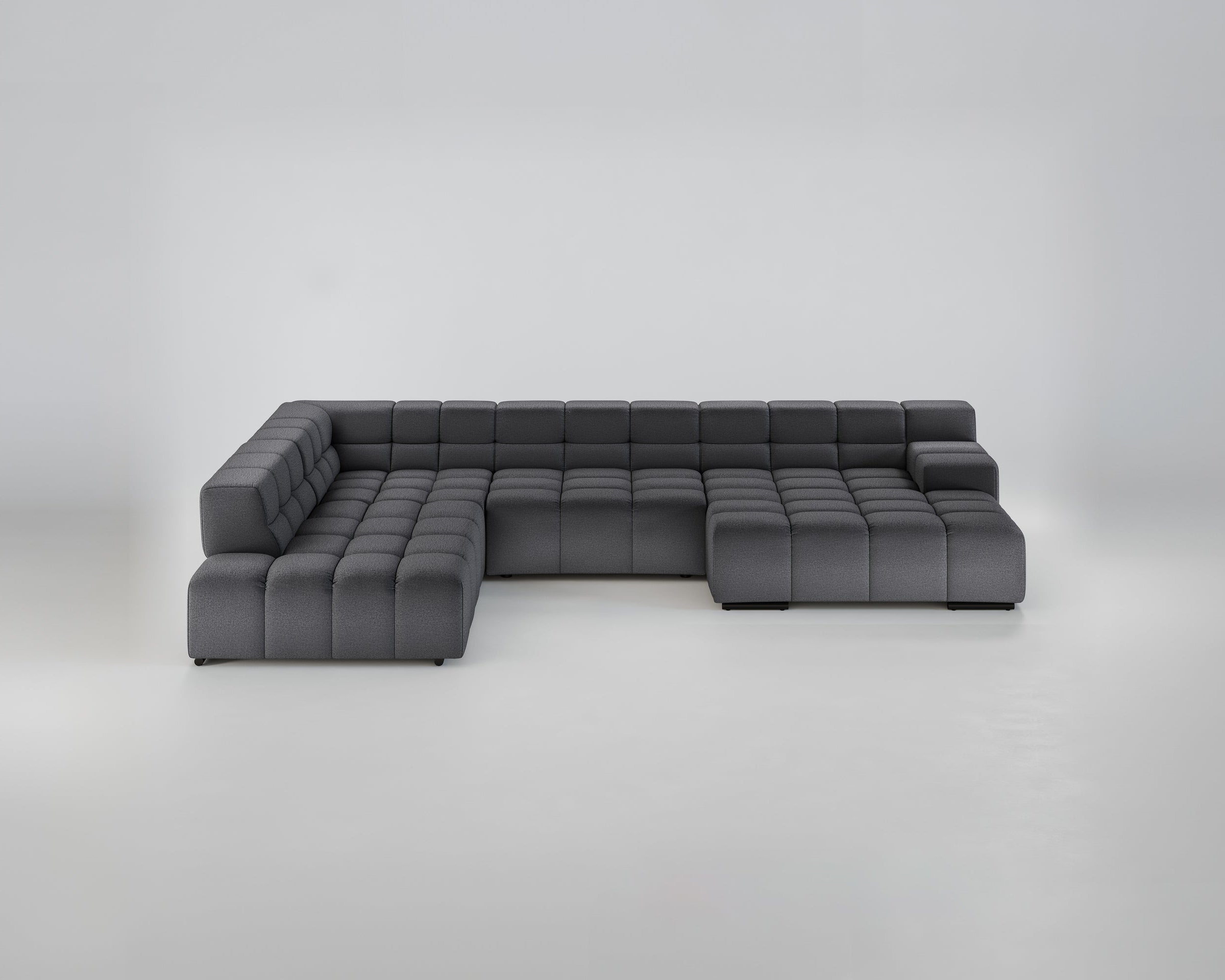 Accardi U-shaped Sofa / Living Room Sectional (left-hand facing)