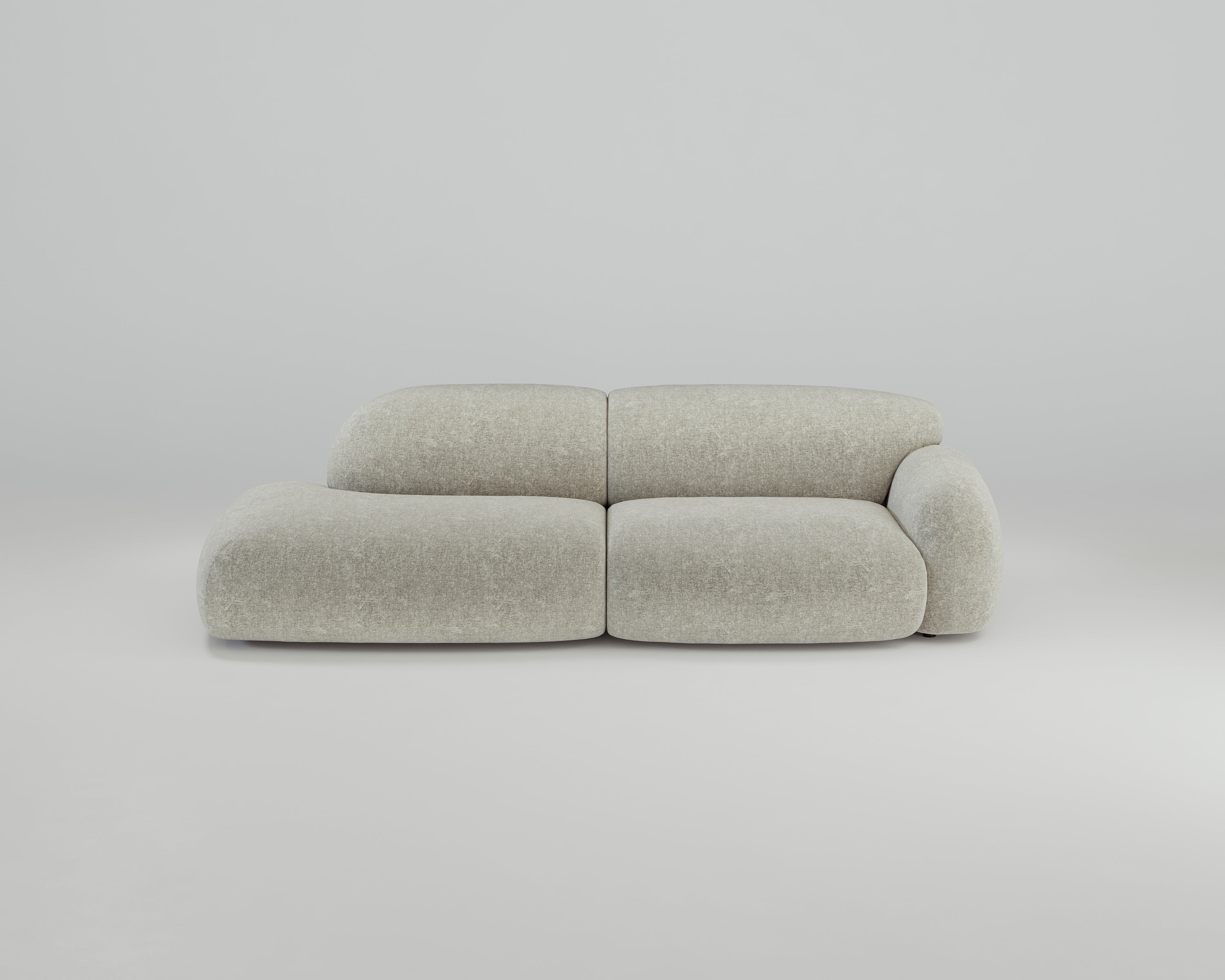 Mondino 3-Sitzer Recamiere Sofa (Links)