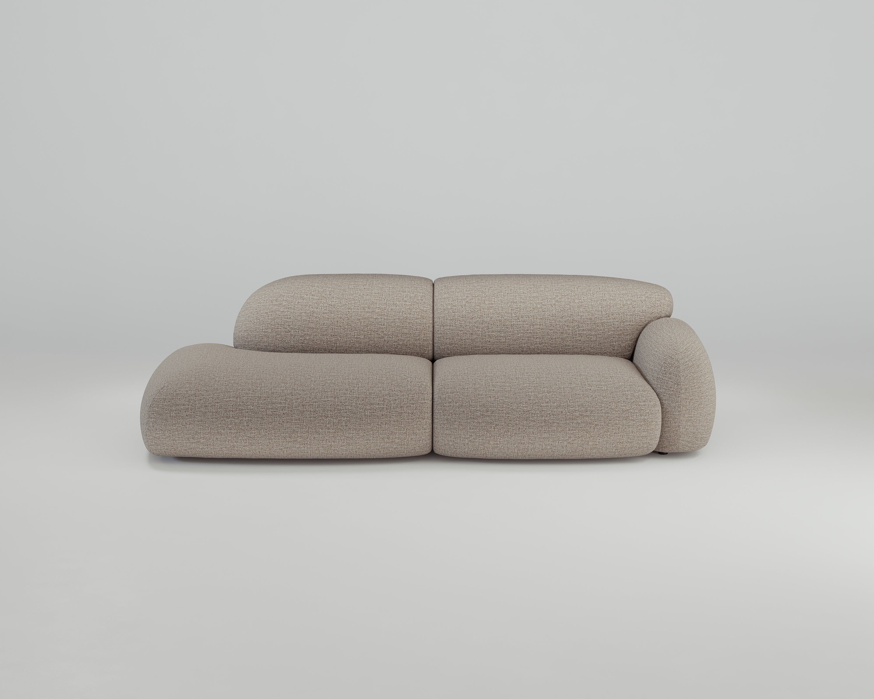 Mondino 3-Sitzer Recamiere Sofa (Links)
