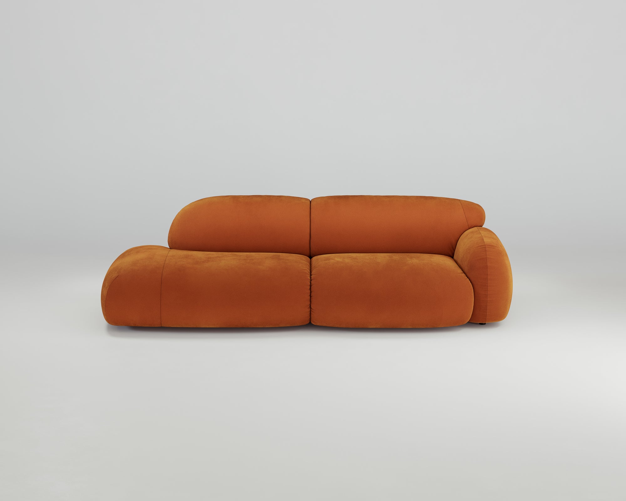 Mondino 3-Sitzer Recamiere Sofa (Links)