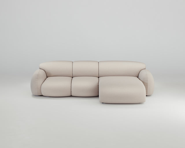 Canapé d'angle Mondino XL avec méridienne (à droite)