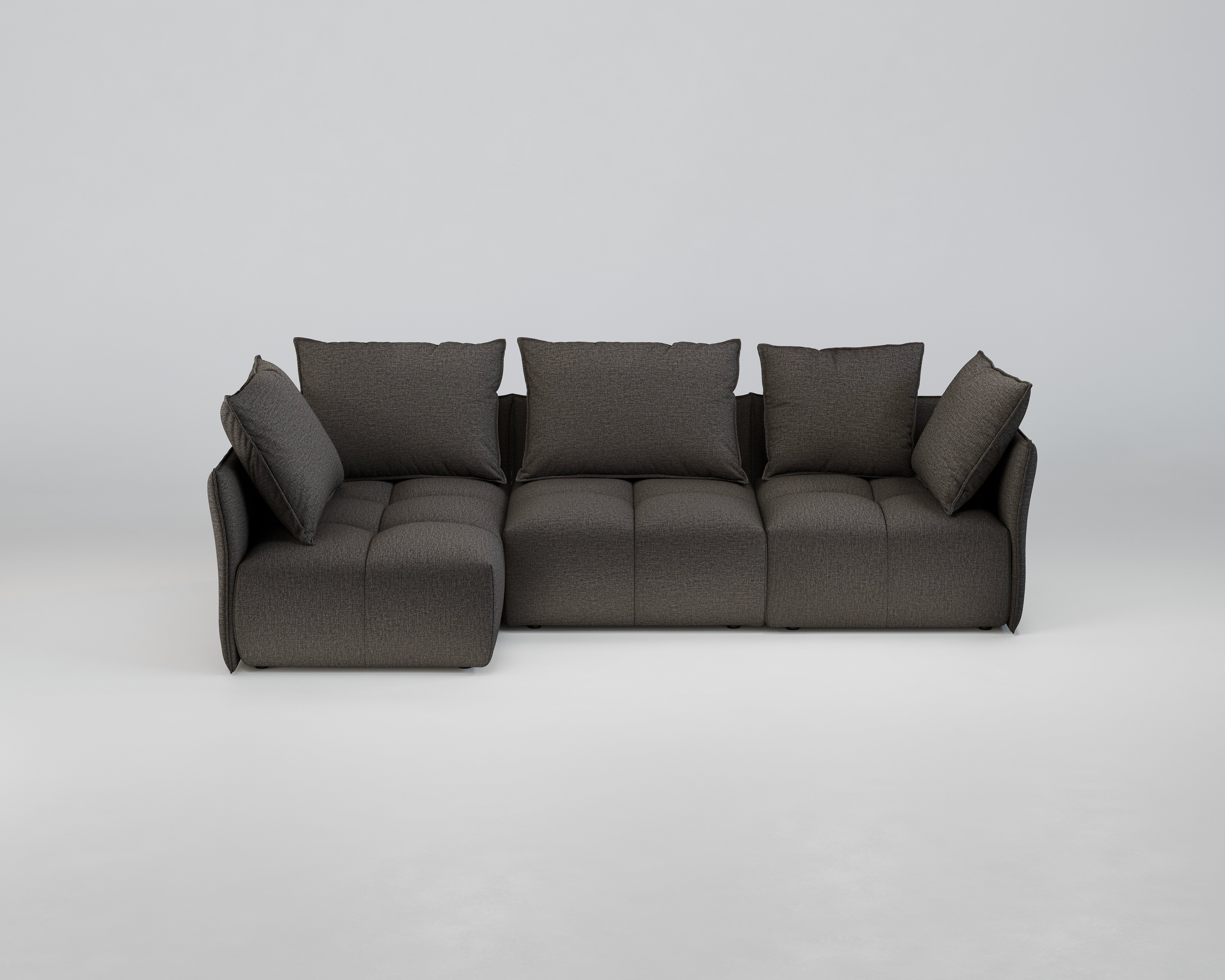 Severini 3-Sitzer Ecksofa (links)