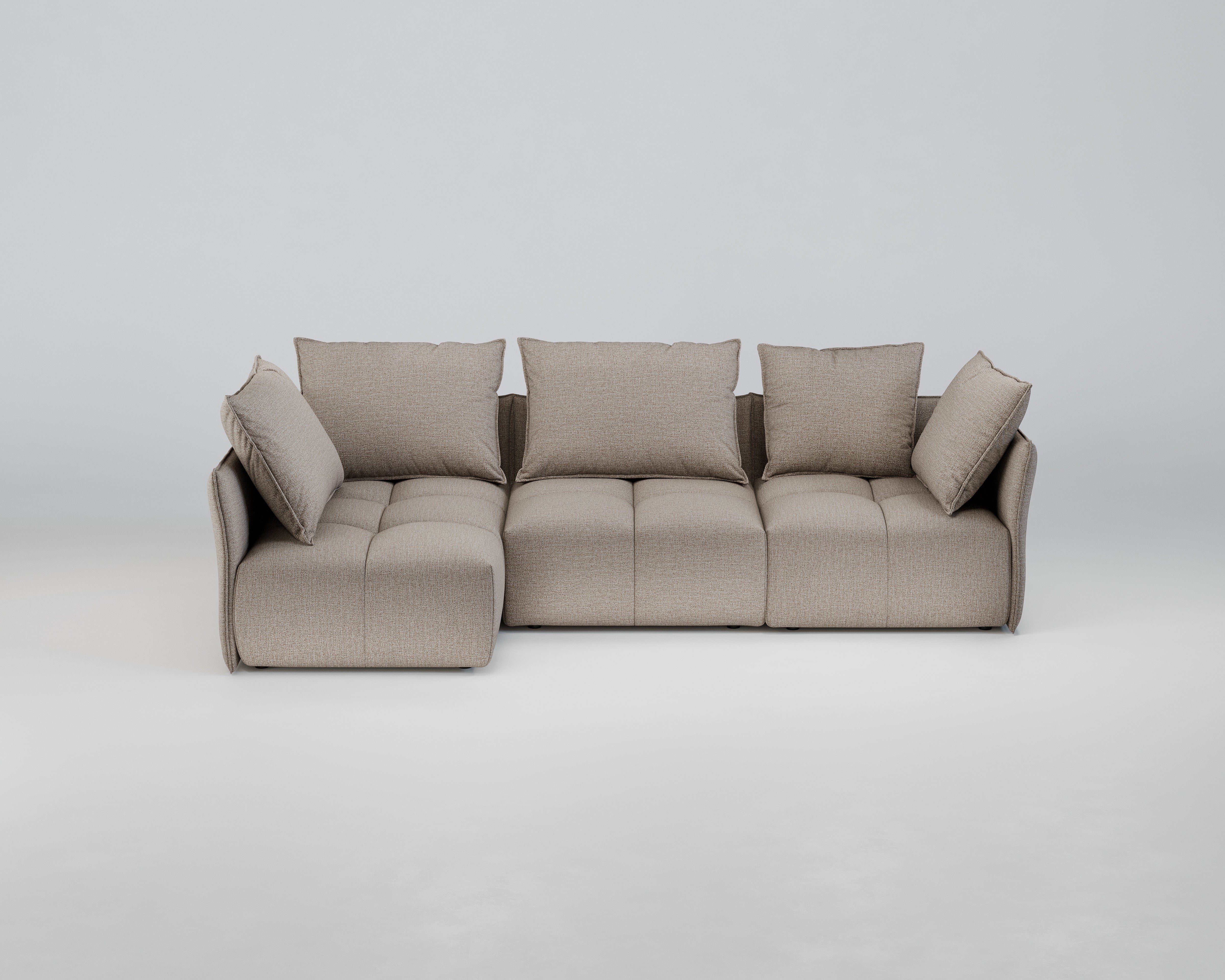 Severini 3-Sitzer Ecksofa (links)